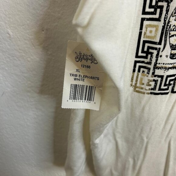 Electric Pink Elephant Tribal Tank in Ivory Size XL NWT - Picture 4 of 7